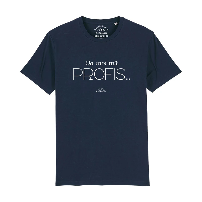 Herren T-Shirt "Oa moi mit Profis!"