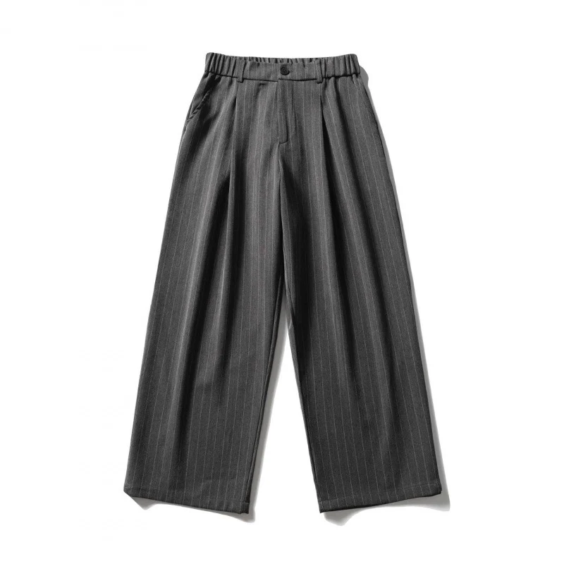 Damen Weite Bundfalten-Hose mit hohem Bund, verkürzter Culotte-Silhouette und elastischem Rückenteil Nord Taschen