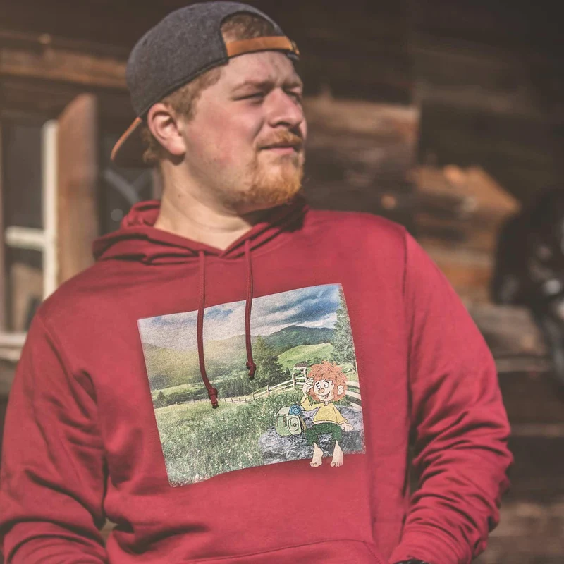 ®Pumuckl Herren Hoodie "Berg-Kobold"