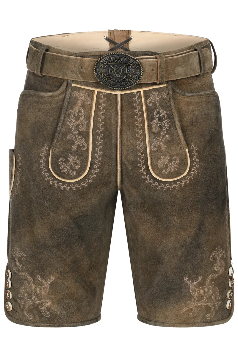 Lederhose MAYLON mit Gürtel - Krüger Buam - 965072-000-0007