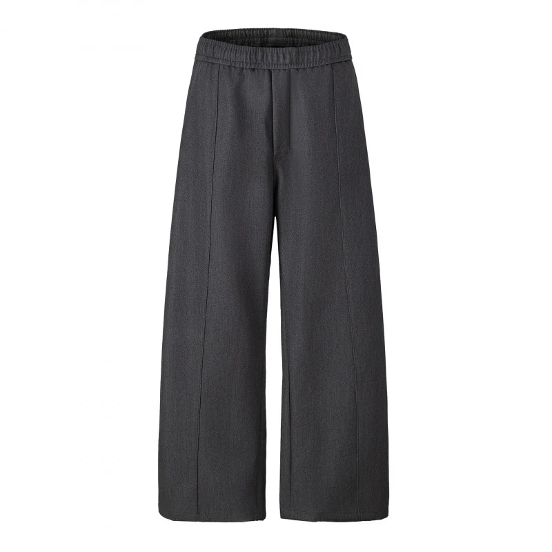 Damen Elegante Culotte-Hose mit weitem Bein, Bügelfalte und elastischem Komfortbund Nord Taschen