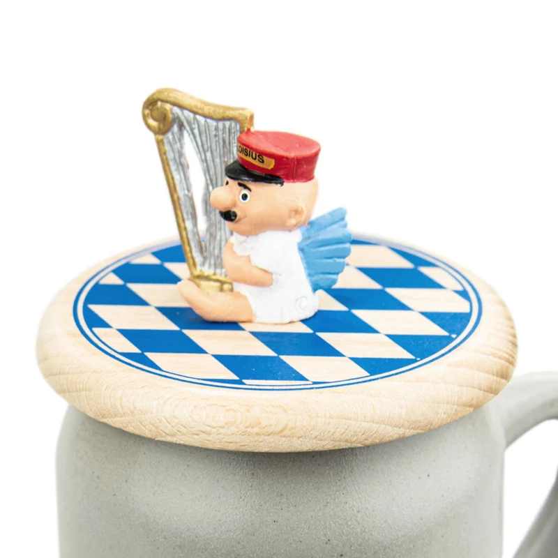 Bierdeckel Engel Aloisius "Harfe"