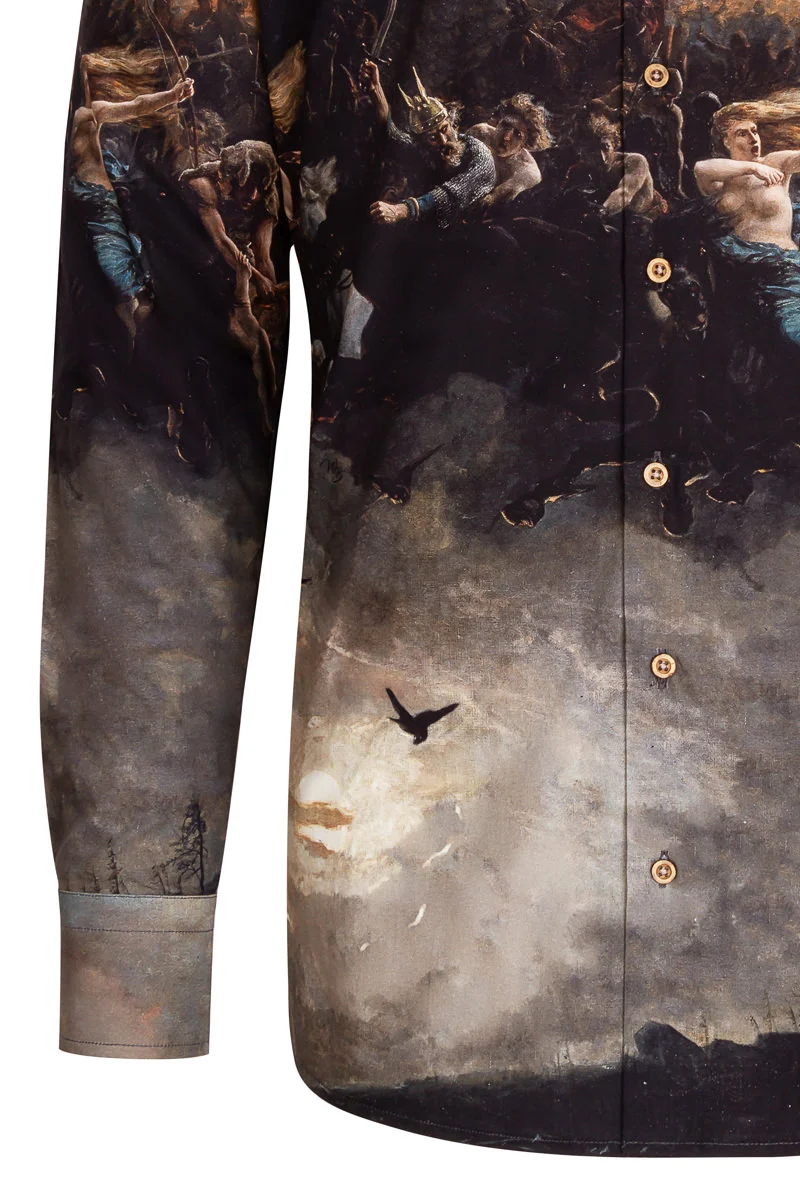 The Hunt of Odin Long Sleeve Men's Shirt