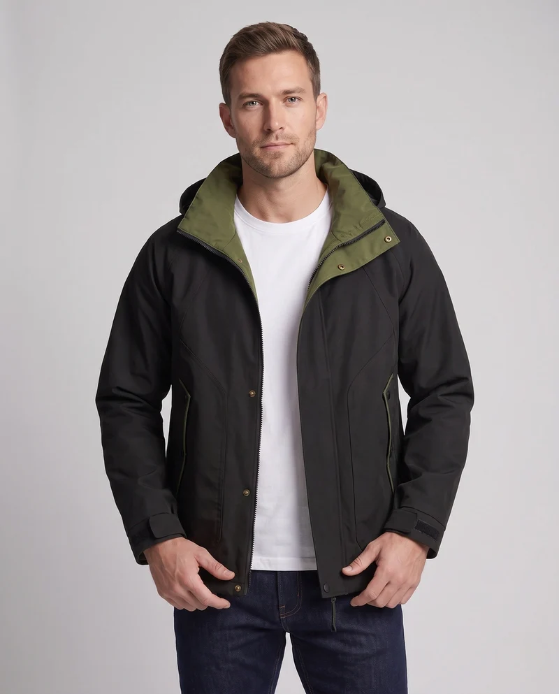 Herren Technische Übergangsjacke mit verstellbarer Kapuze Nord Taschen 1787797153
