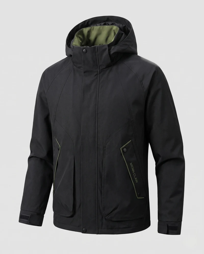 Herren Technische Übergangsjacke mit verstellbarer Kapuze Nord Taschen 1787797153