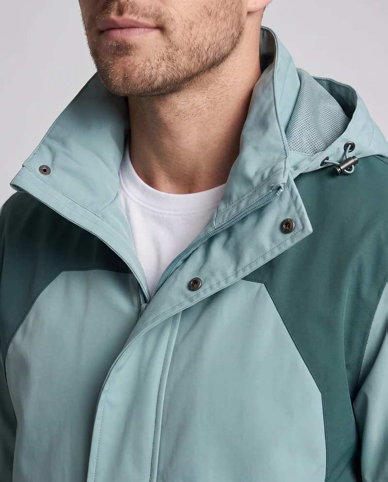 Herren Technische Übergangsjacke mit verstellbarer Kapuze Nord Taschen