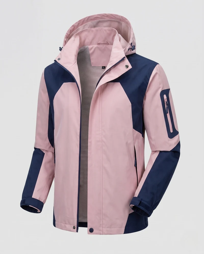 Herren Technische Übergangsjacke mit verstellbarer Kapuze Nord Taschen