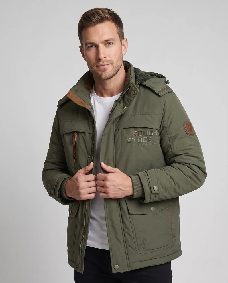 Herren Technische und robuster Winterjacke Nord Taschen