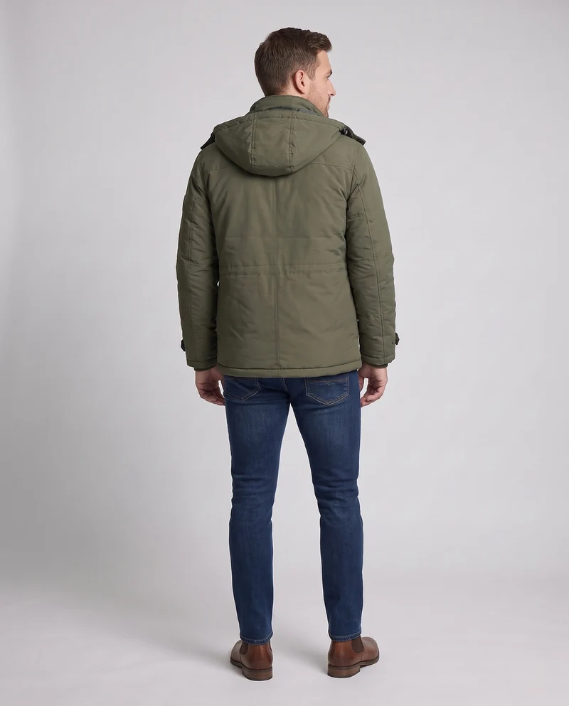 Herren Technische und robuster Winterjacke Nord Taschen