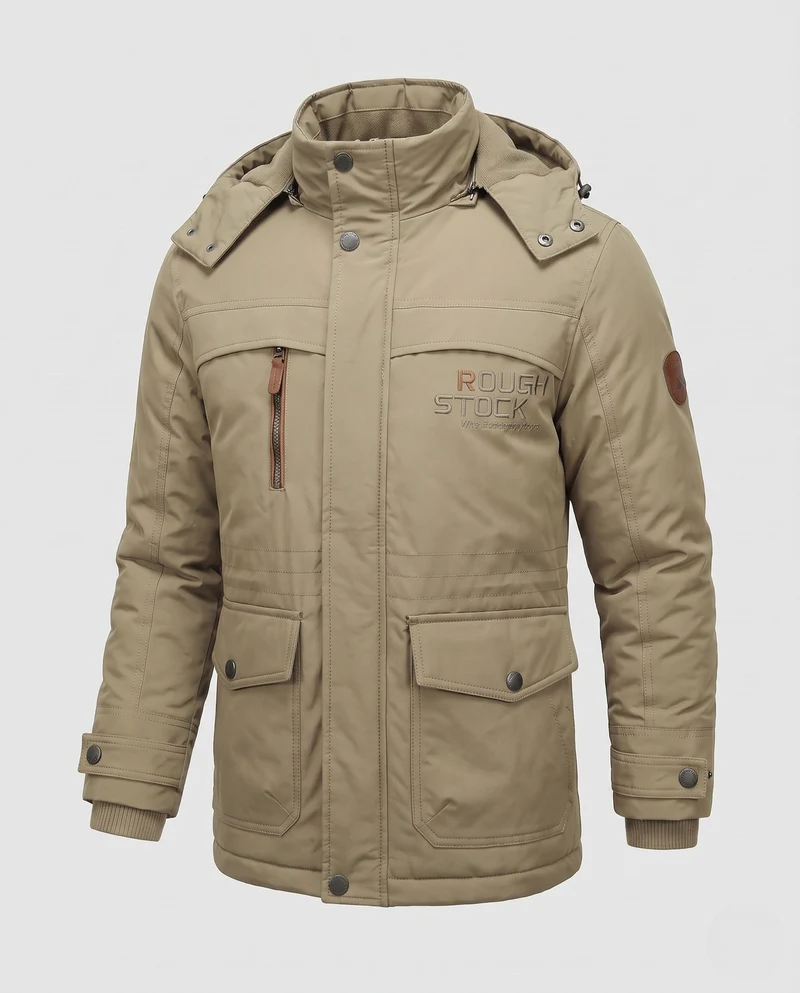 Herren Technische und robuster Winterjacke Nord Taschen