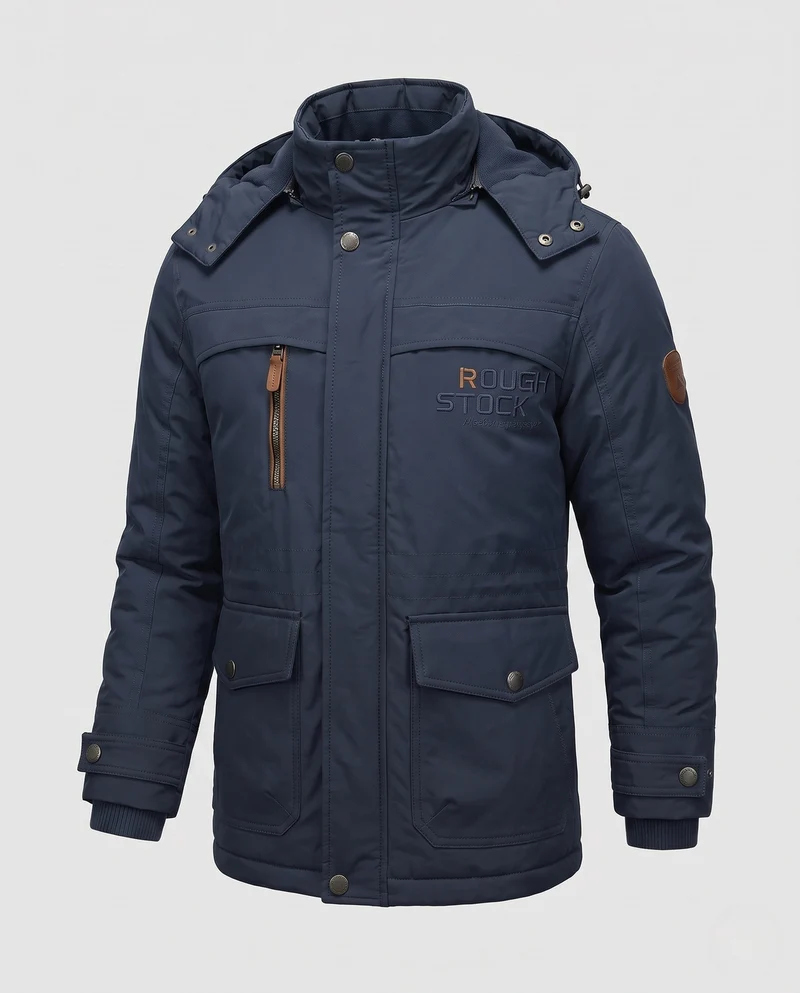 Herren Technische und robuster Winterjacke Nord Taschen