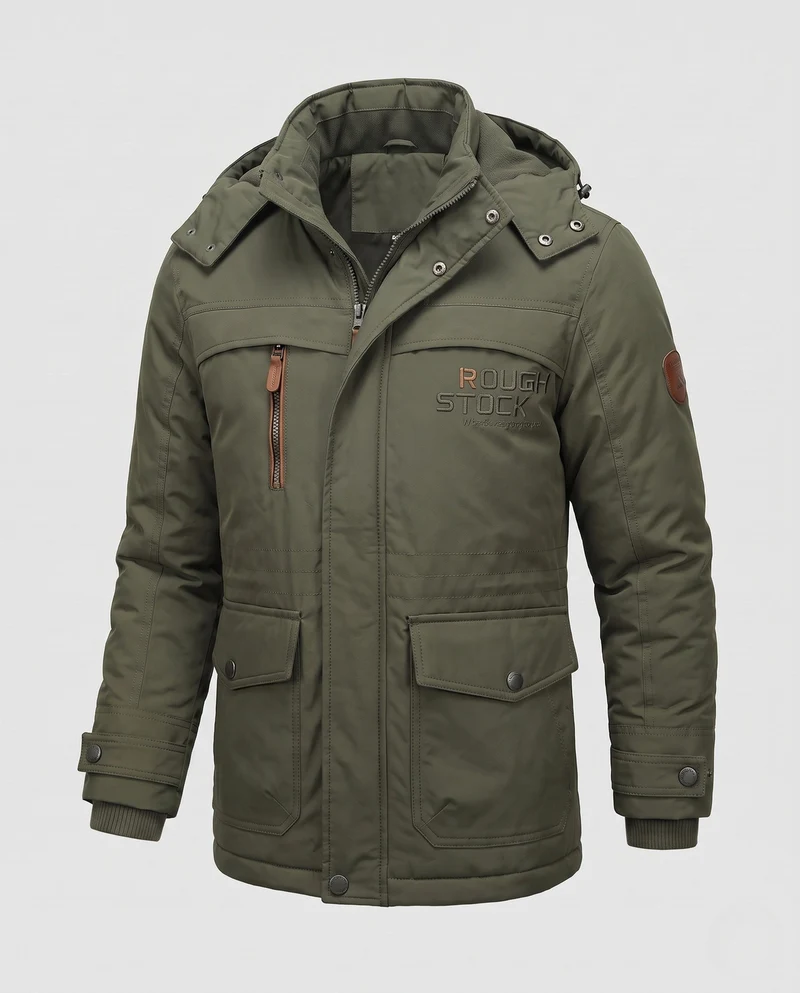 Herren Technische und robuster Winterjacke Nord Taschen