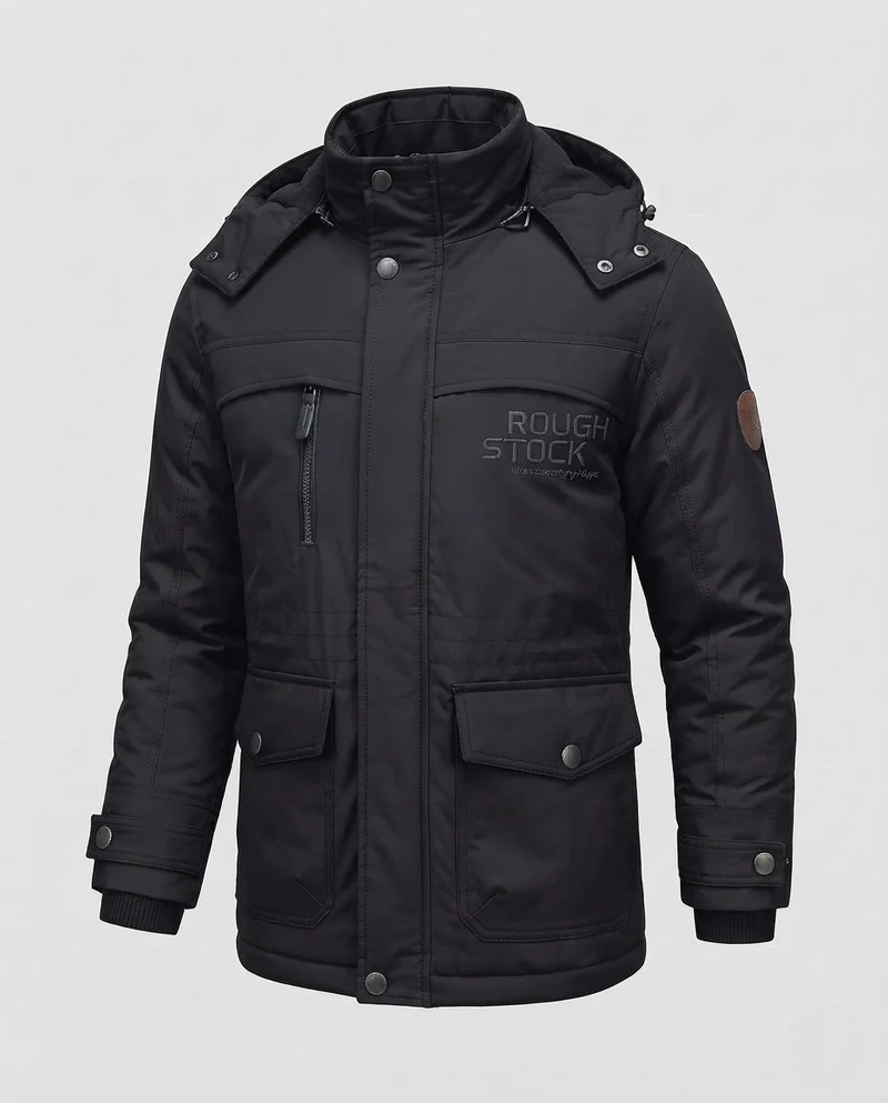 Herren Technische und robuster Winterjacke Nord Taschen