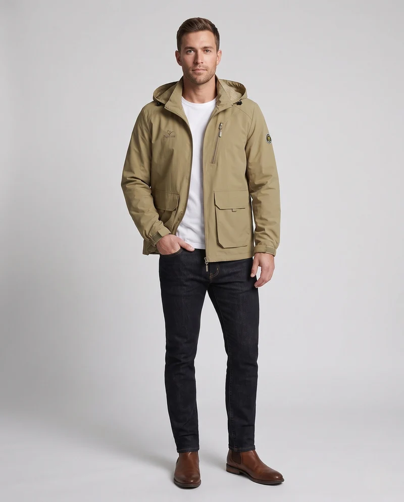 Herren Technische Utility-Jacke mit vielen Taschen Nord Taschen