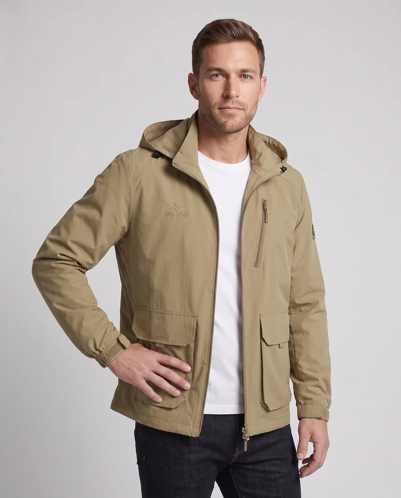 Herren Technische Utility-Jacke mit vielen Taschen Nord Taschen
