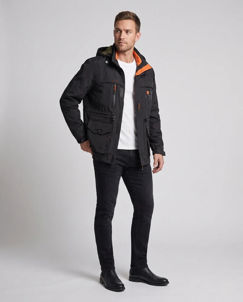 Herren technische Wanderjacke Nord Taschen