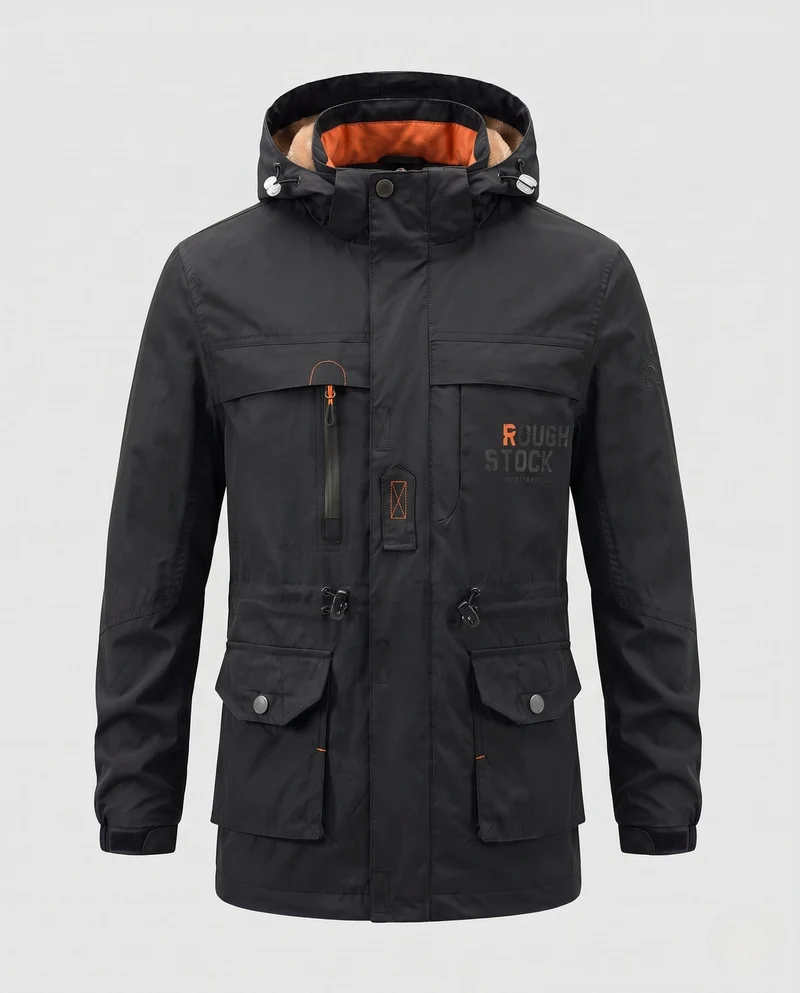 Herren technische Wanderjacke Nord Taschen