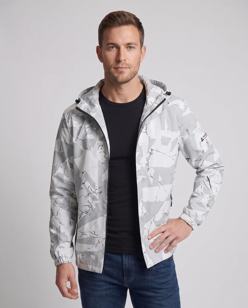 Herren Technische Wasserabweisende Jacke Nord Taschen