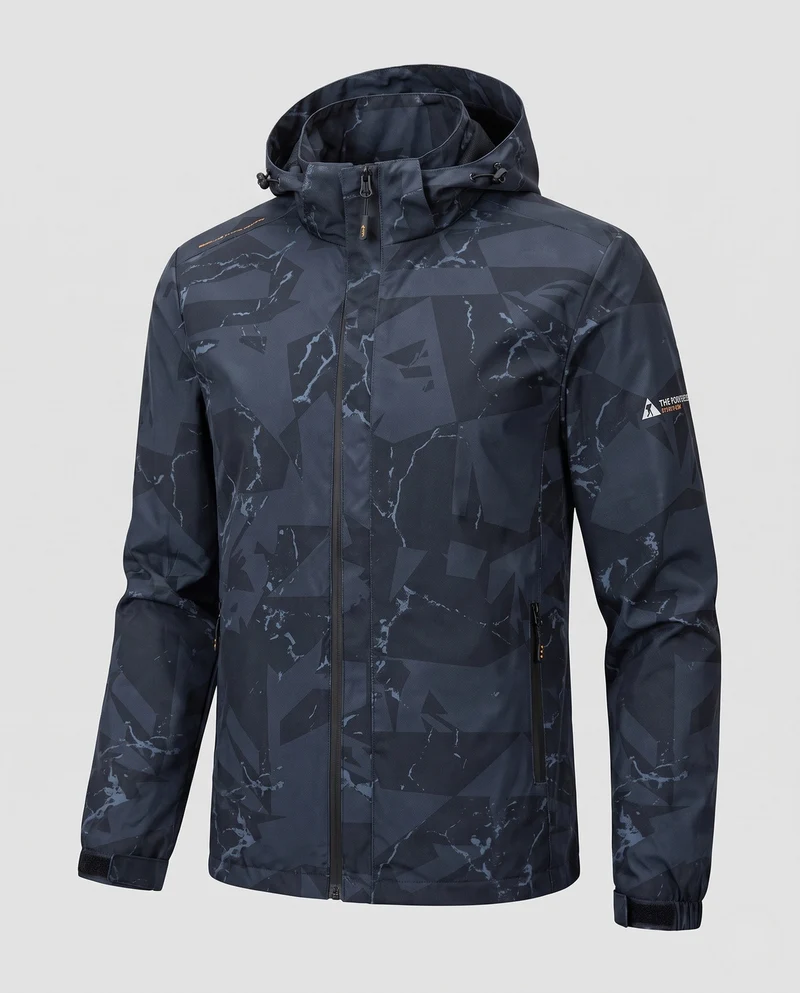 Herren Technische Wasserabweisende Jacke Nord Taschen