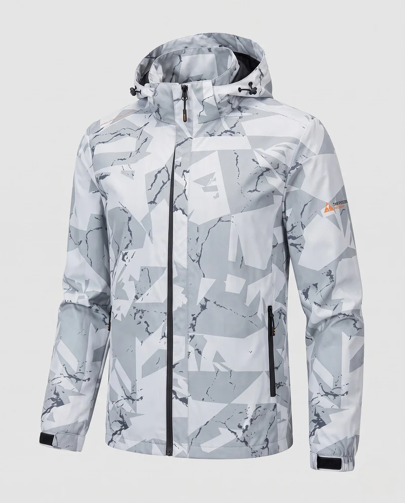 Herren Technische Wasserabweisende Jacke Nord Taschen