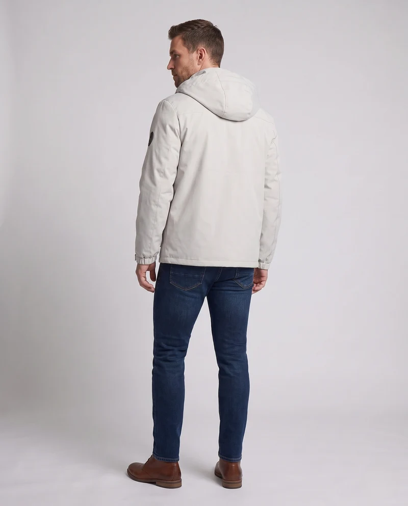 Herren Technische Winterjacke mit abnehmbarer Kapuze Nord Taschen