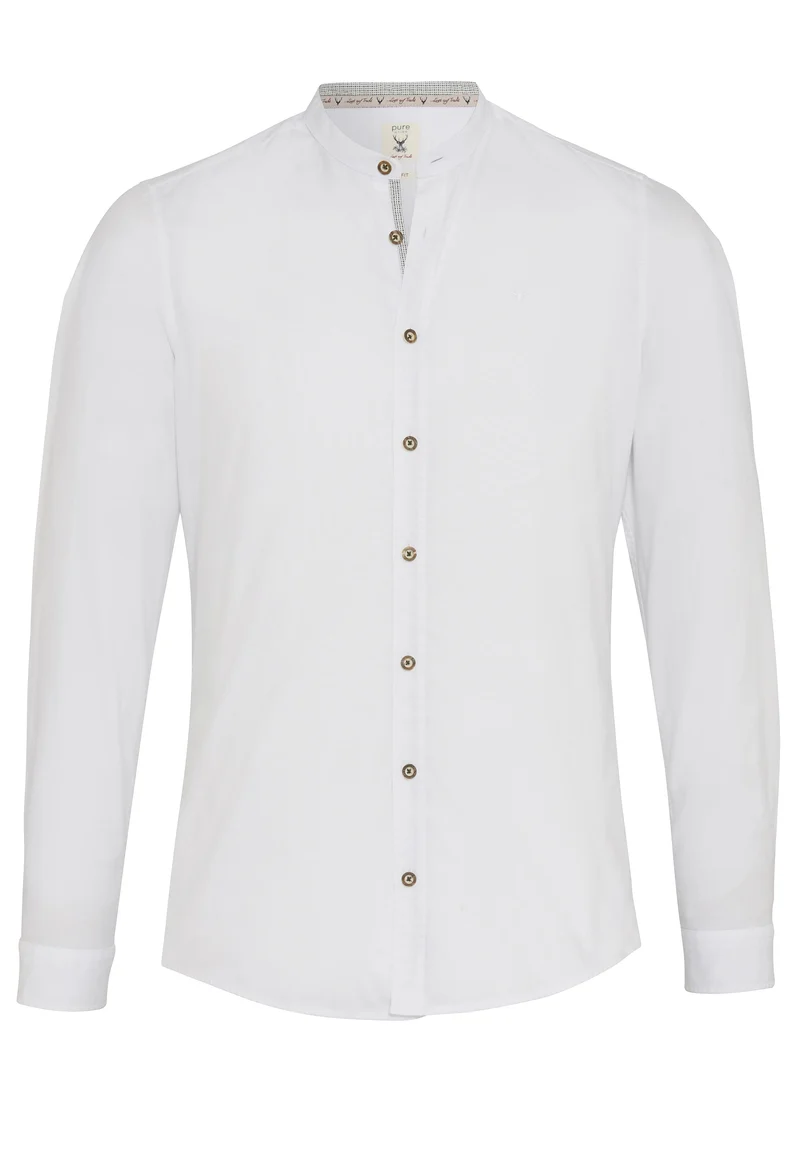 5021-21680 - Tracht Hemd Slim Fit - weiss
