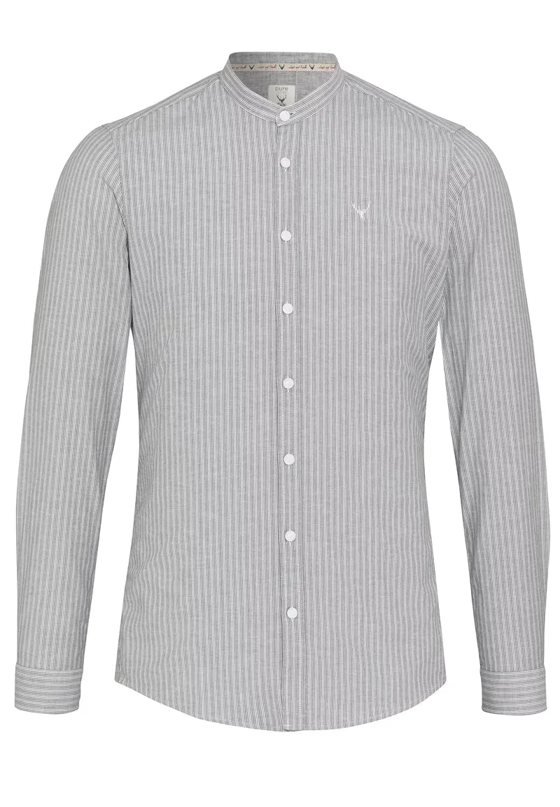 5019-21682 - Tracht Hemd Slim Fit - Streifen grün
