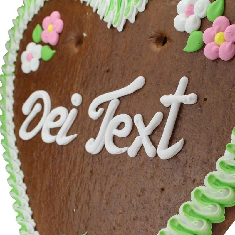 Lebkuchenherz mit Wunschtext