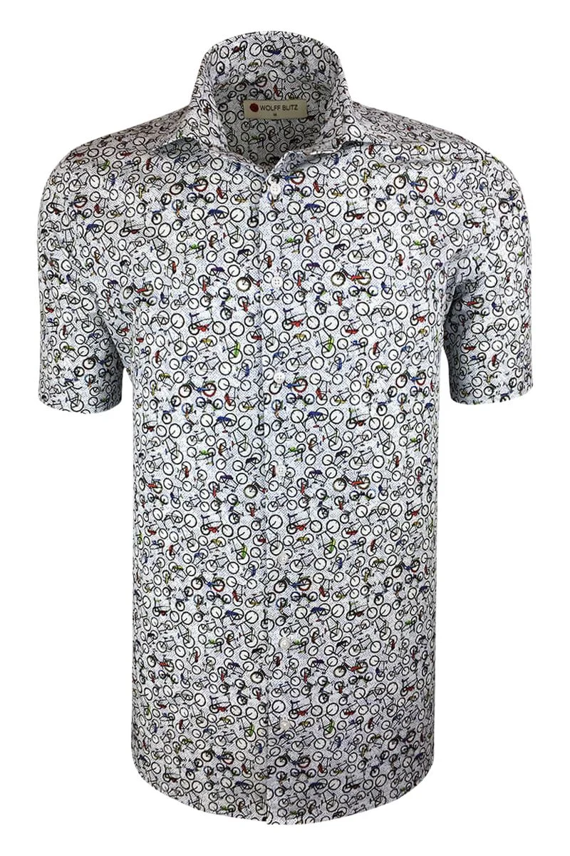 Dutch Bicycles Short Sleeve Men's Shirt