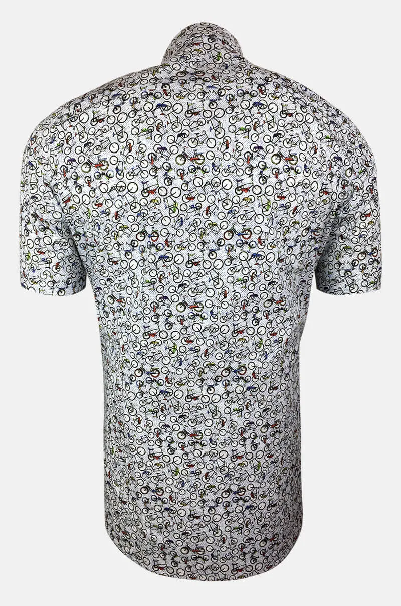 Dutch Bicycles Short Sleeve Men's Shirt