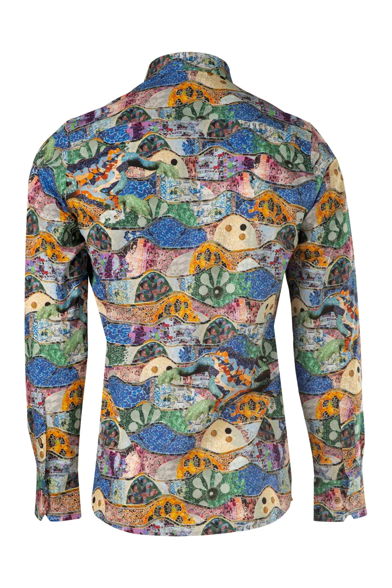 Gaudi Inspired Wolff Blitz Long Sleeve Shirt for Men