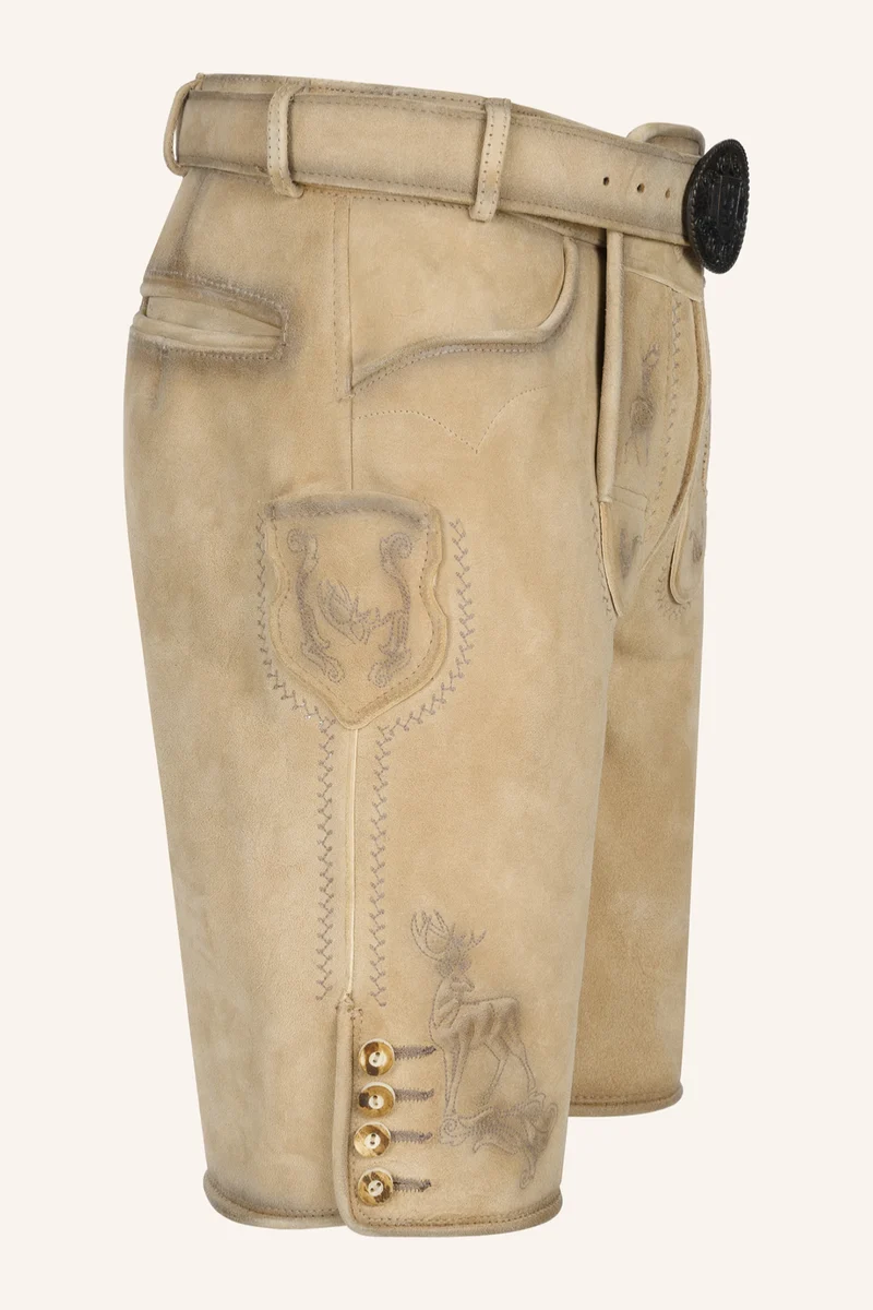 Lederhose THADDEUS mit Gürtel - Krüger Buam - 965472-000-0071