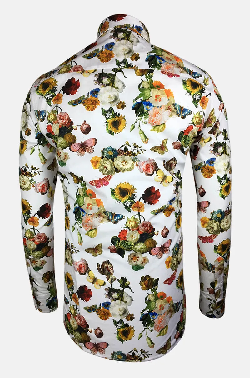 Rachel Ruysch Printed Long Sleeve Men's Shirt