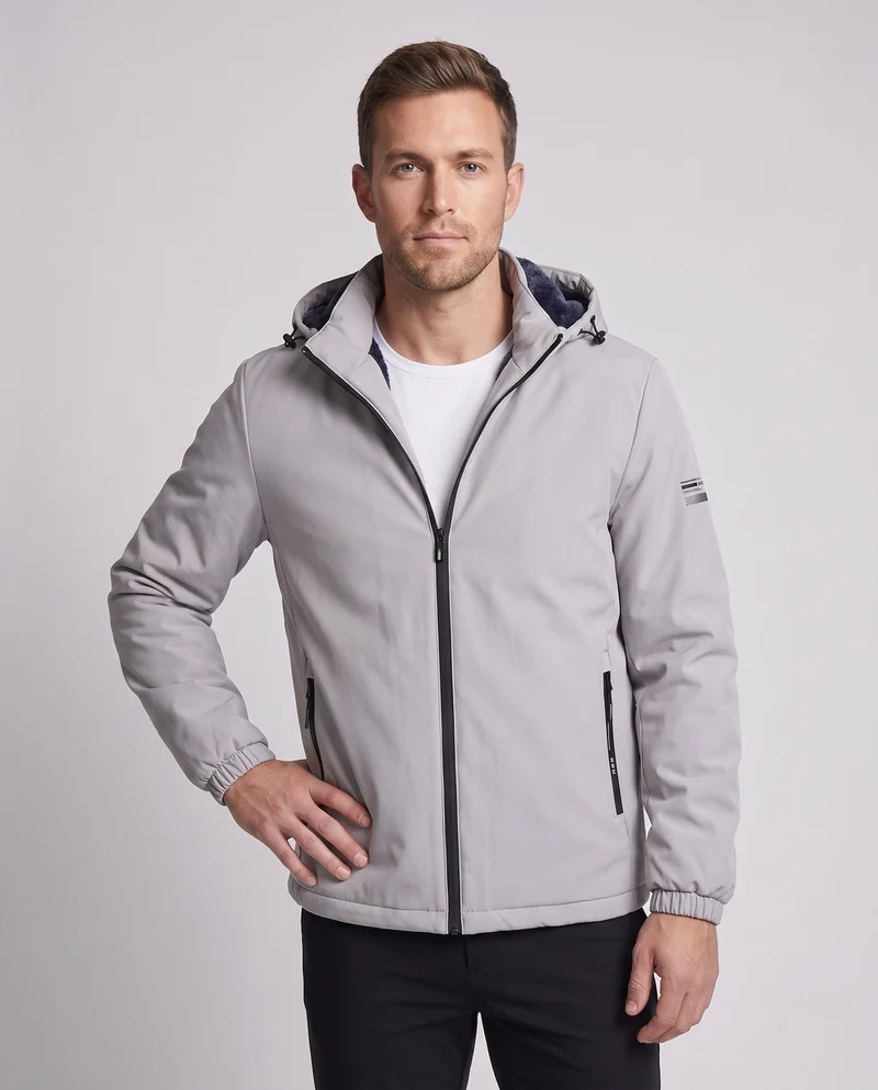 Herren Thermo Übergangsjacke mit Fleece-Innenfutter Nord Taschen