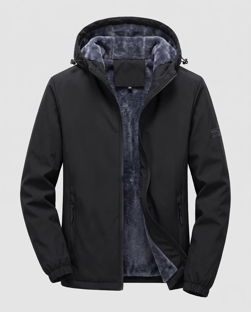 Herren Thermo Übergangsjacke mit Fleece-Innenfutter Nord Taschen