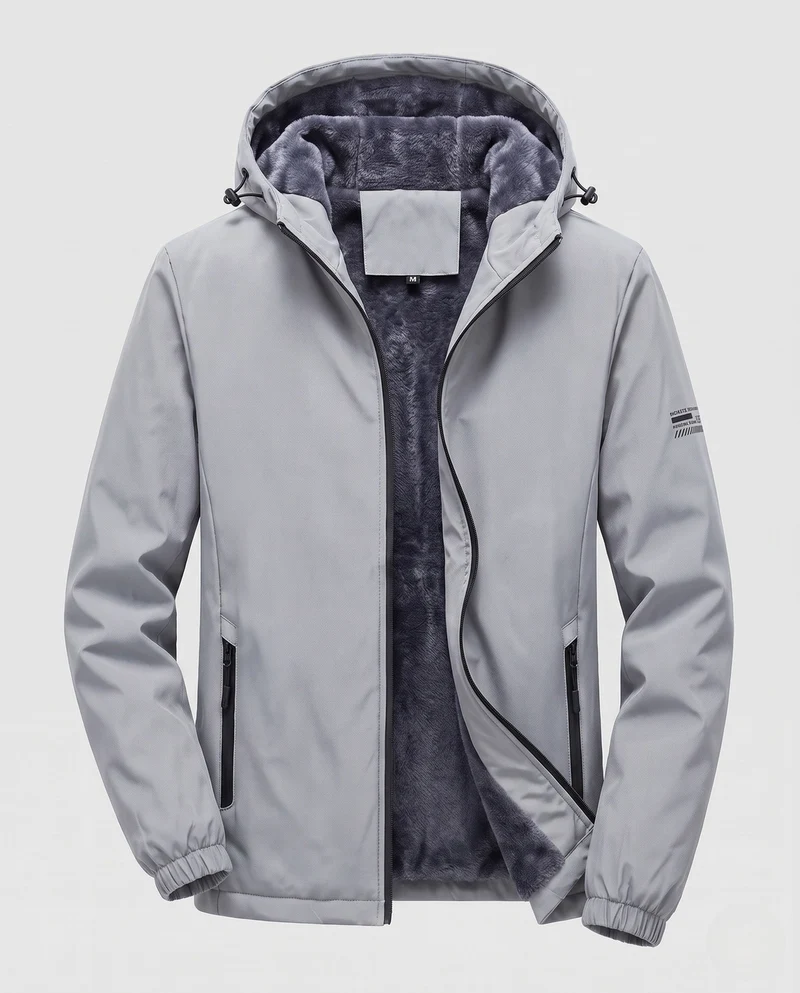 Herren Thermo Übergangsjacke mit Fleece-Innenfutter Nord Taschen