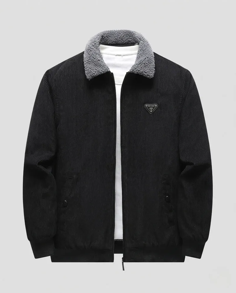 Herren Übergangsjacke mit Teddykragen Nord Taschen