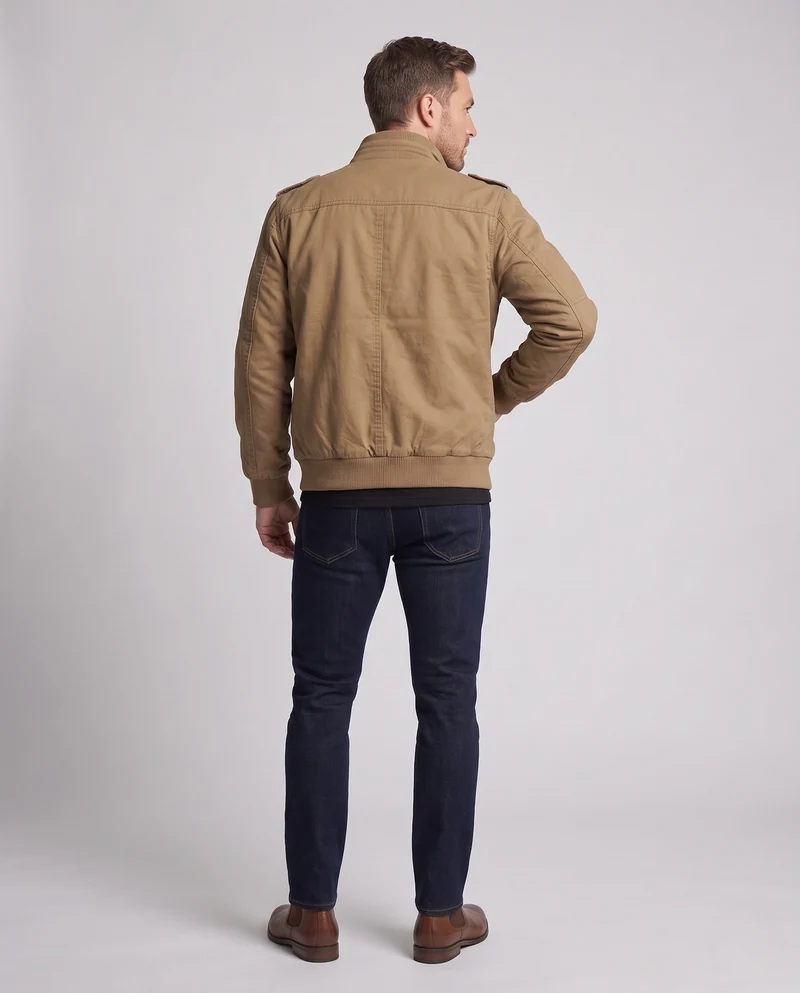 Herren Übergangsjacke mit wärmeisolierendem Futter Nord Taschen