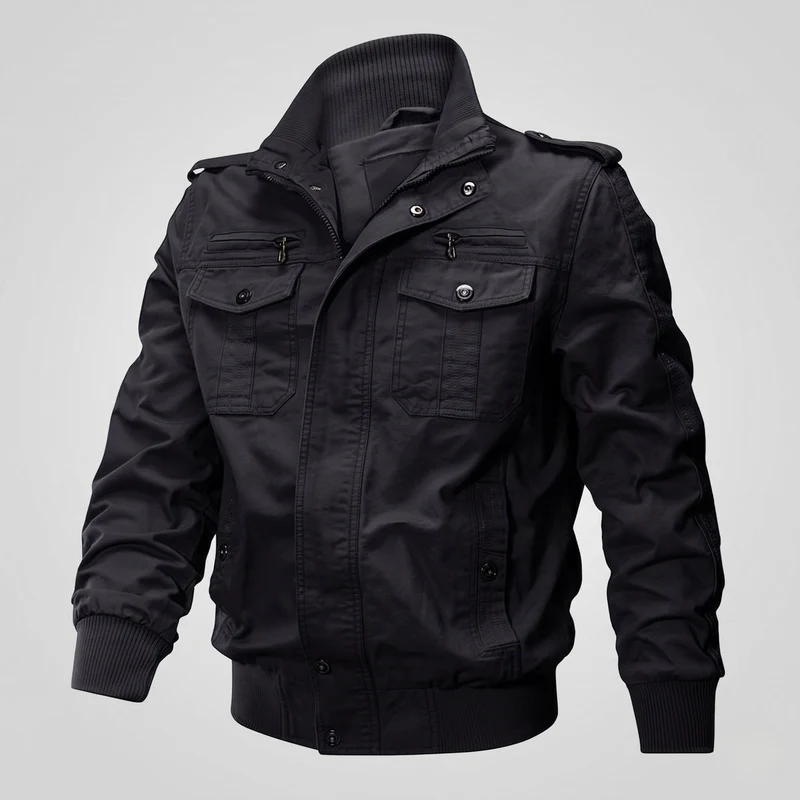 Herren Übergangsjacke mit wärmeisolierendem Futter Nord Taschen