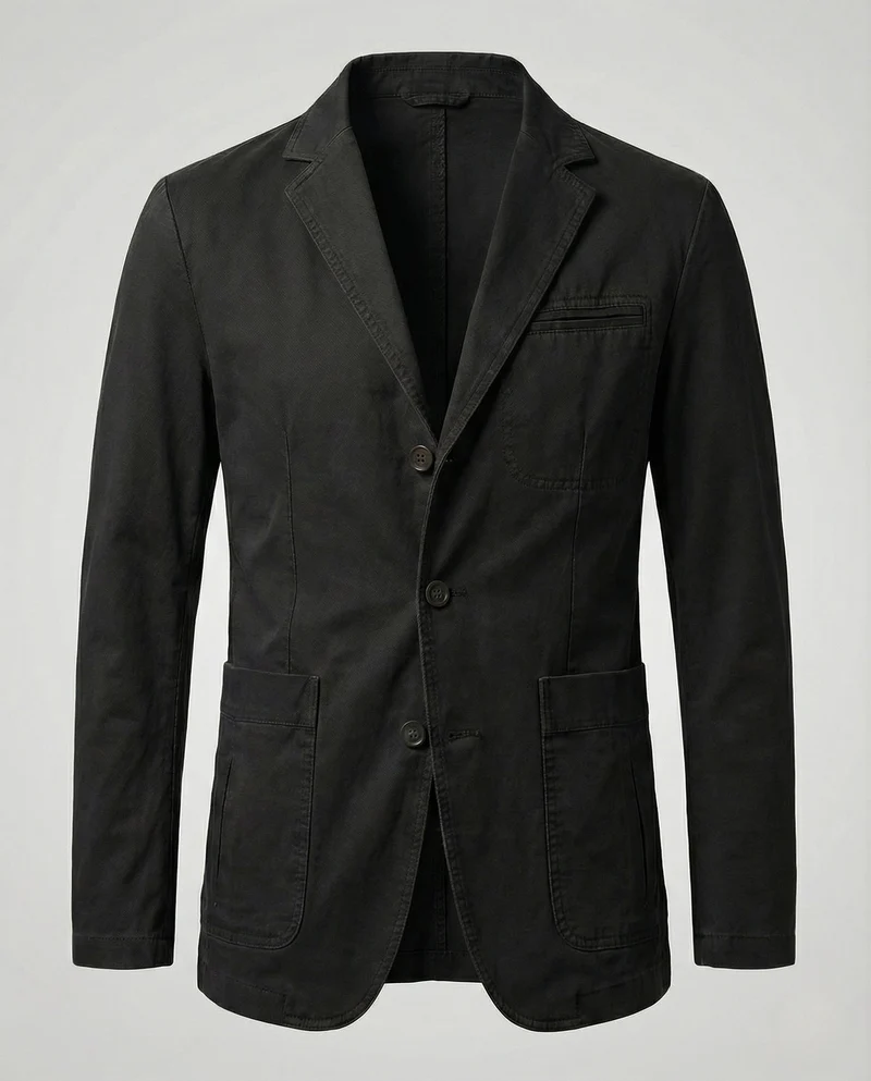 Baumwollblazer Retro Look Herren