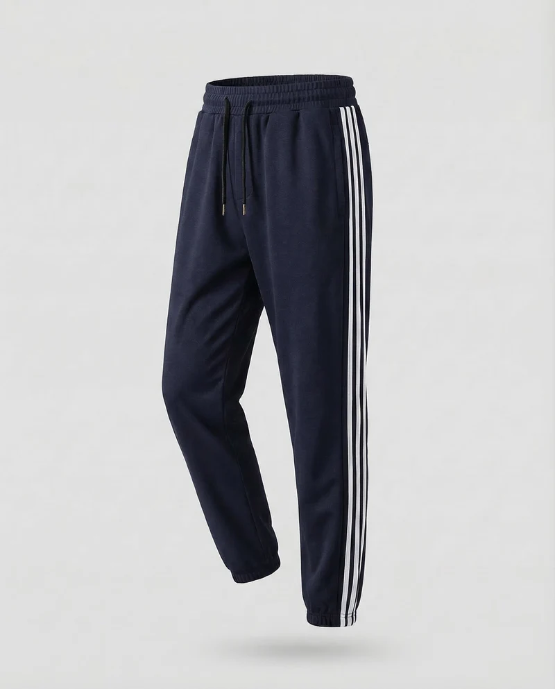 Unisex Jogginghose Streifen Fleece