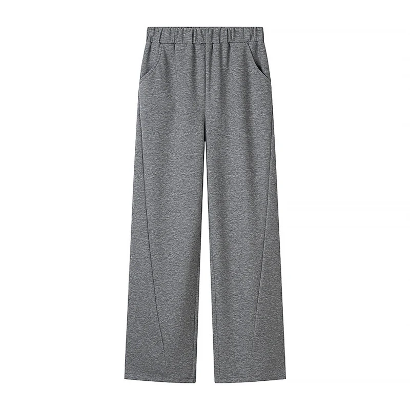 Damen Zweiteiliges Lounge‑Set aus weichem Sweat mit Rundhals und weiter Bundhose Nord Taschen