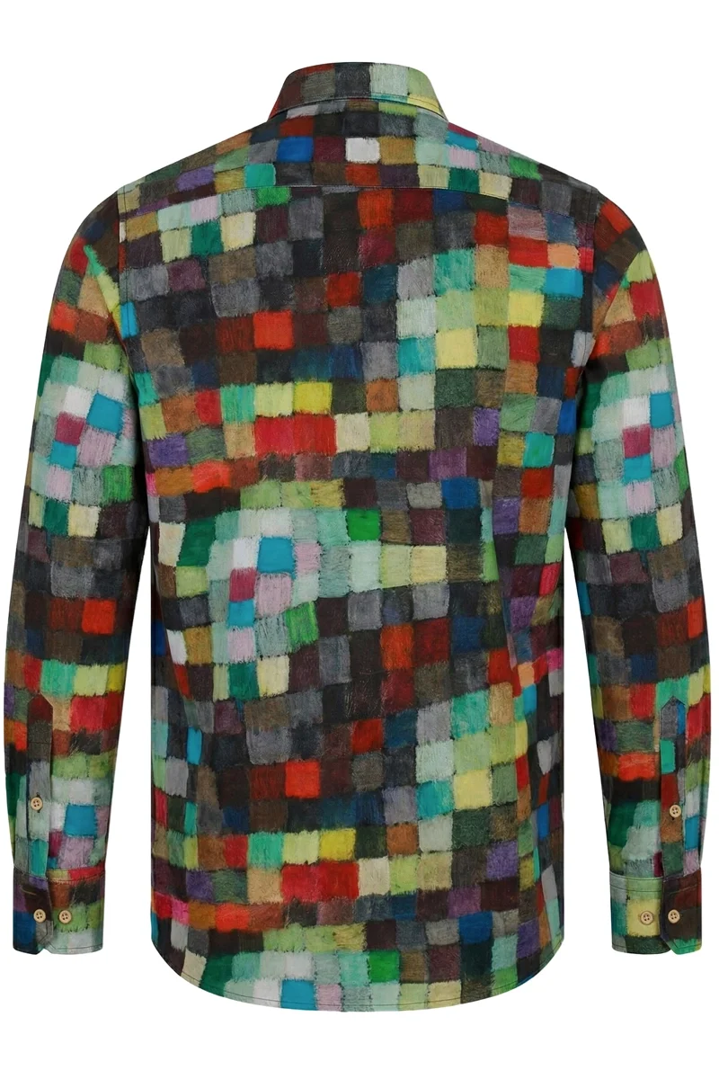 Paul Klee Printed Long Sleeve Men's Shirt