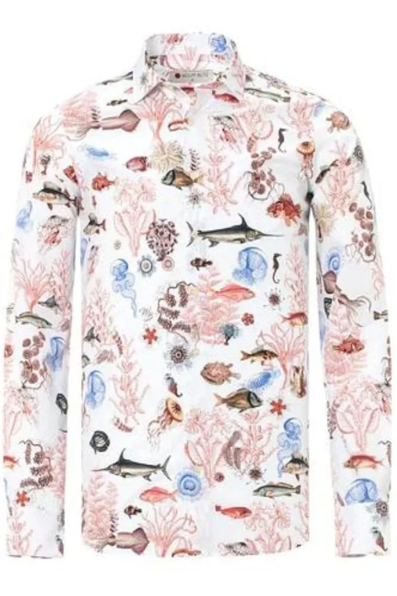 Oceanium Printed Long Sleeve Men's Shirt