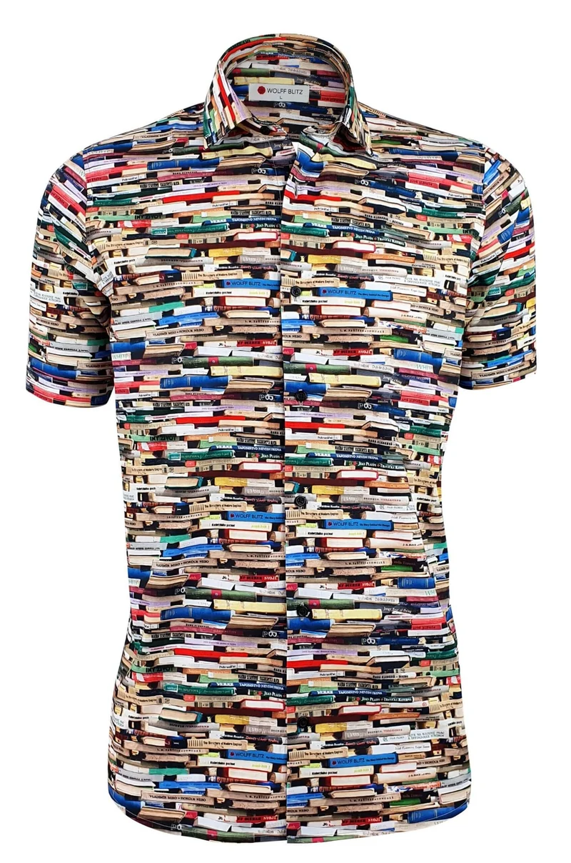 My Books Short Sleeve Men's Shirt