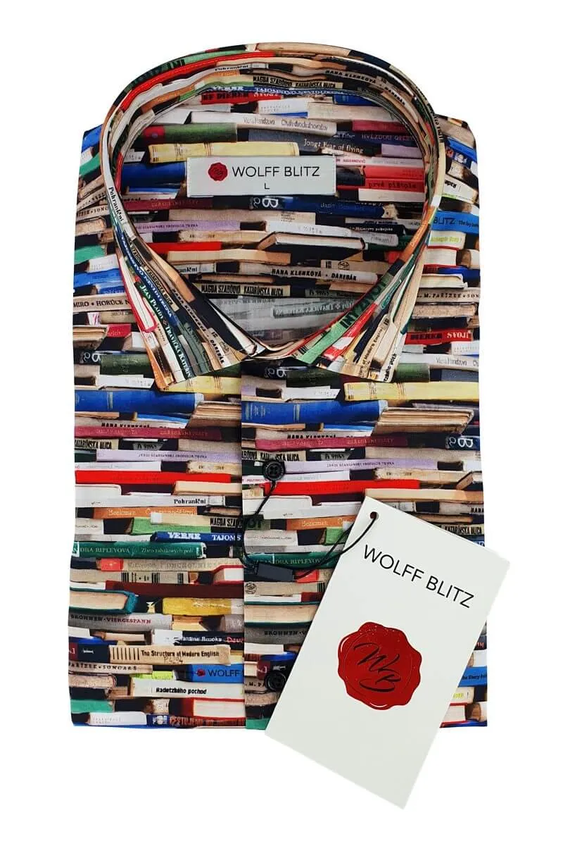My Books Short Sleeve Men's Shirt