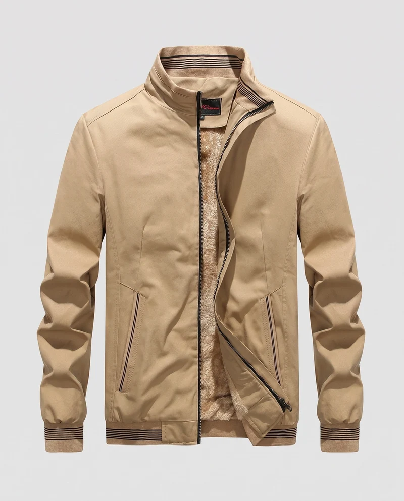 Herren Übergangsjacke mit warmem Fleecefutter Nord Taschen