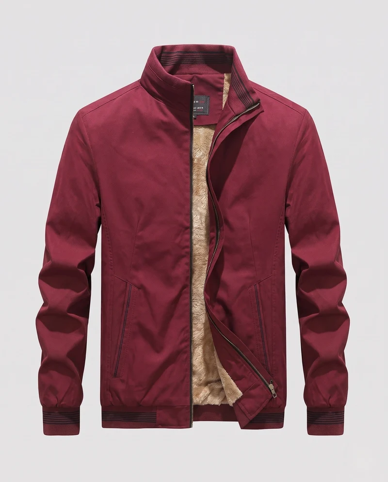 Herren Übergangsjacke mit warmem Fleecefutter Nord Taschen