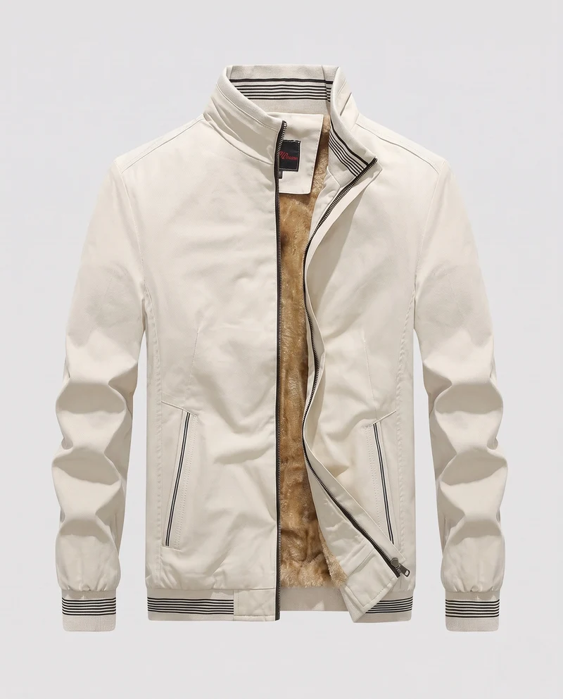 Herren Übergangsjacke mit warmem Fleecefutter Nord Taschen