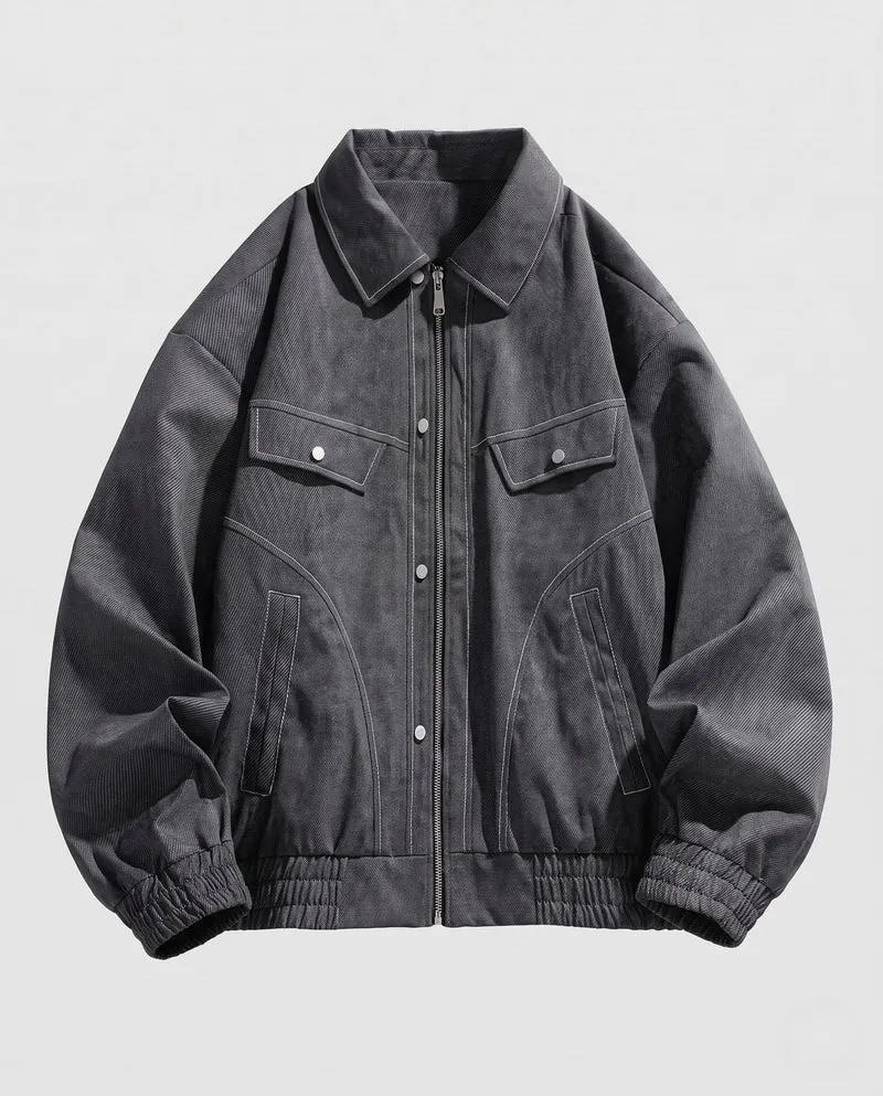 Herren Urbaner Utility-Bomberjacke Nord Taschen